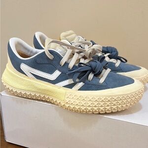 Brandblack Blue and Cream Women's Sneakers